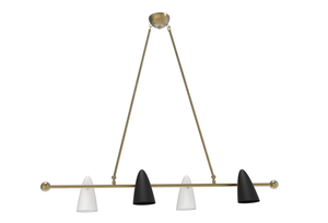Calyx (Crema, Black, Natural Brass)