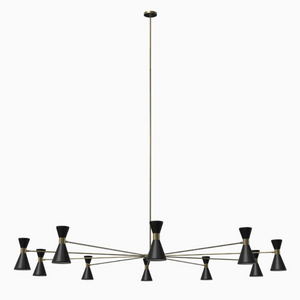 Campana Oval (Natural Brass, Black)