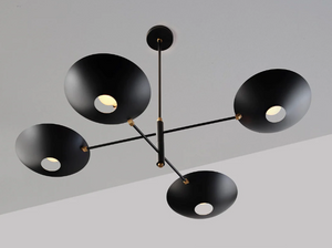 Counterbalance 2-Tier (Natural Brass, Black)