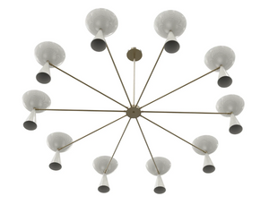 Grand Molto (Stark White, Natural Brass)