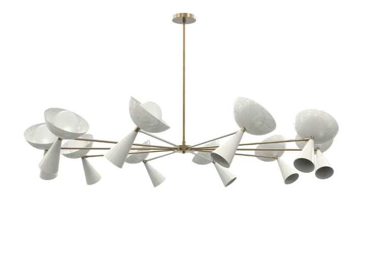 Grand Molto (Stark White, Natural Brass)