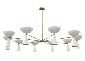 Grand Molto (Stark White, Natural Brass)