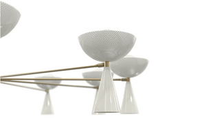 Grand Molto (Stark White, Natural Brass)