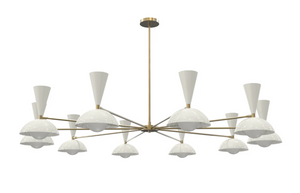 Grand Molto (Stark White, Natural Brass)