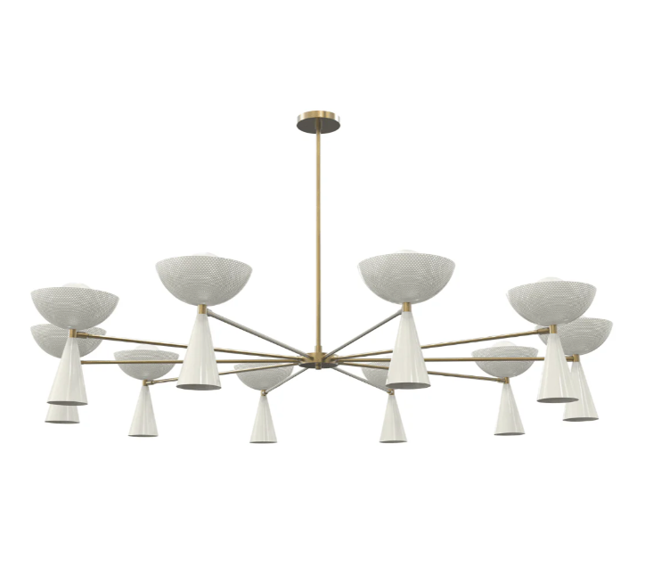 Grand Molto (Stark White, Natural Brass)