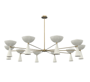 Grand Molto (Stark White, Natural Brass)