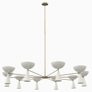 Grand Molto (Stark White, Natural Brass)