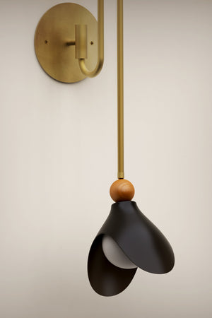 Lily (Natural Brass, Black, Walnut)