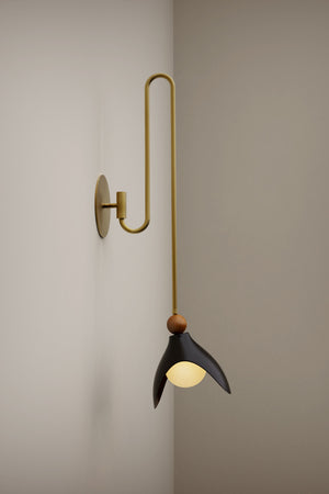 Lily (Natural Brass, Black, Walnut)