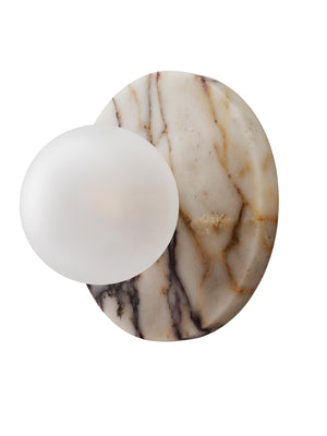 Lucie Flush Mount (Calacatta Marble)