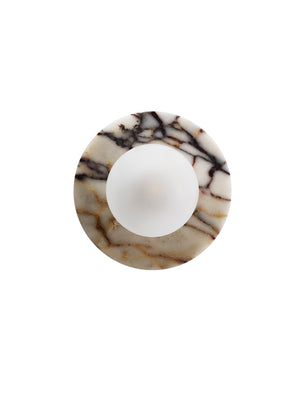 Lucie Flush Mount (Calacatta Marble)