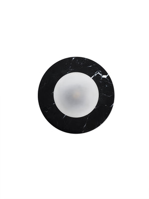 Lucie Flush Mount (Marquina Black Marble)