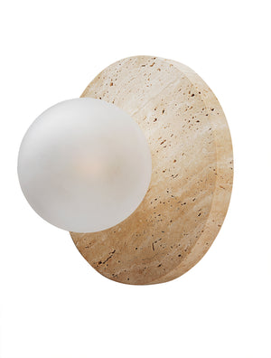 Lucie Flush Mount (Travertine)