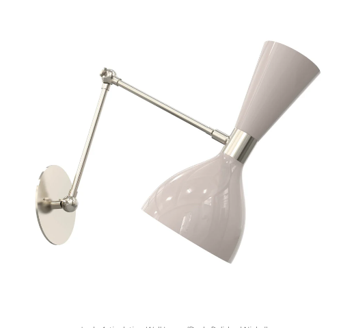 Ludo Articulating Wall Lamp (Dusk, Polished Nickel)
