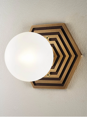 Mira Hex (Natural Brass)