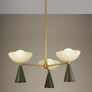 Molto 3-Arm (Brushed brass, Seaweed, Crema)