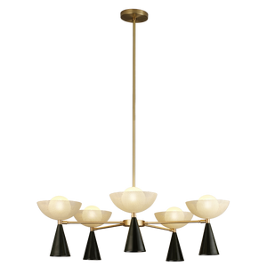 Molto 5-Arm (Brushed Brass, Seaweed, Crema)