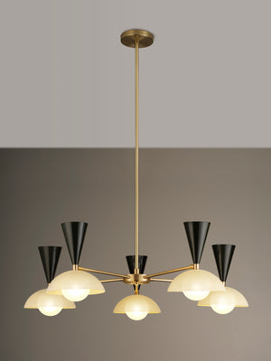 Molto 5-Arm (Brushed Brass, Seaweed, Crema)