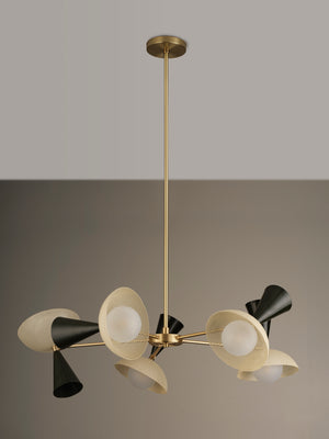 Molto 5-Arm (Brushed Brass, Seaweed, Crema)