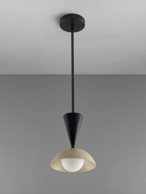 Molto Pendant (Dark Bronze Enamel, Crema, Black)