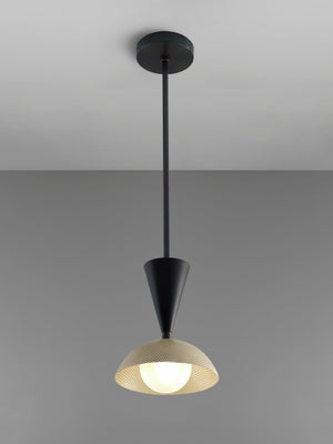 Molto Pendant (Dark Bronze Enamel, Crema, Black)