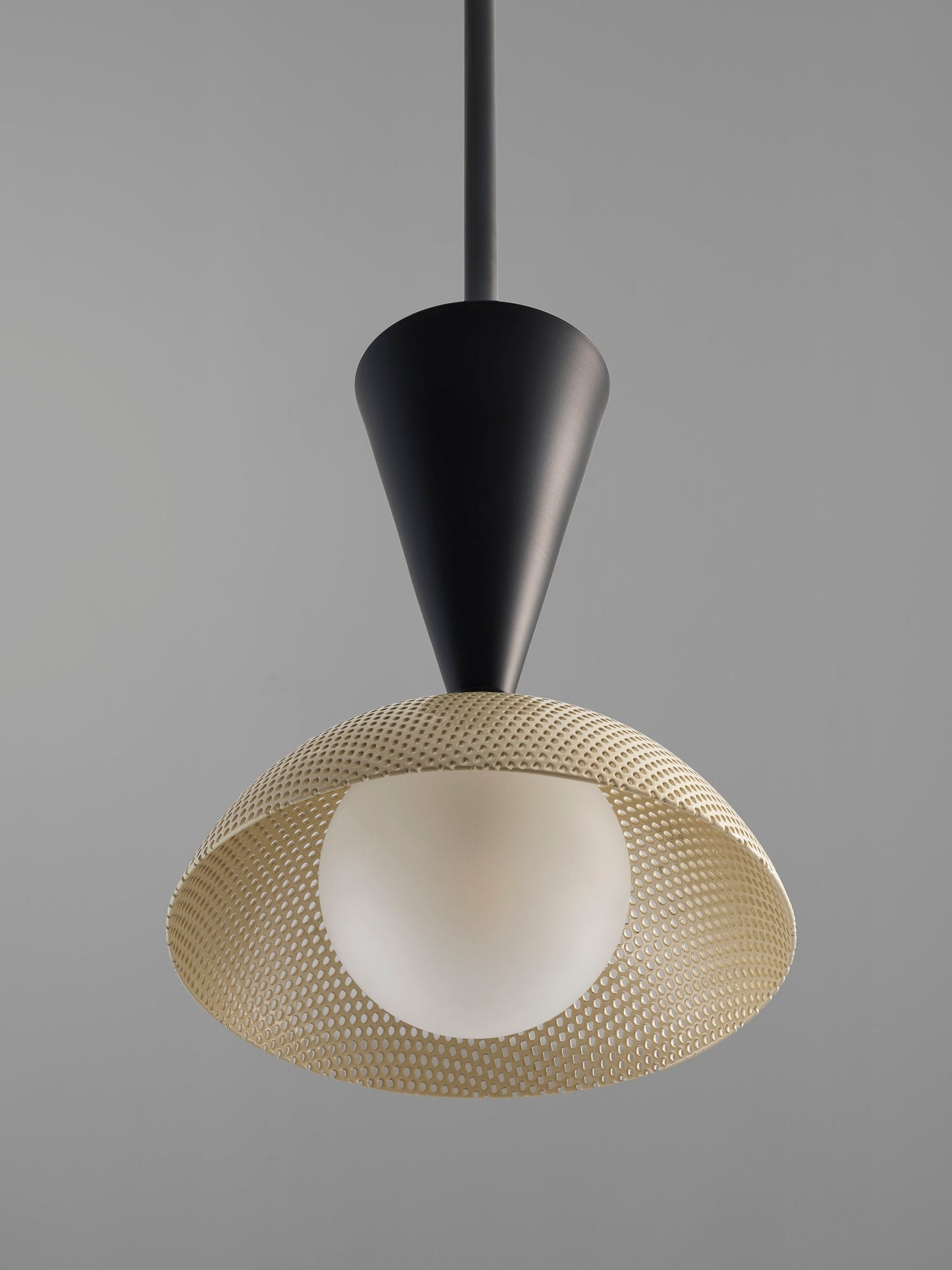 Molto Pendant (Dark Bronze Enamel, Crema, Black)