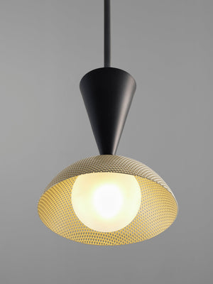 Molto Pendant (Dark Bronze Enamel, Crema, Black)