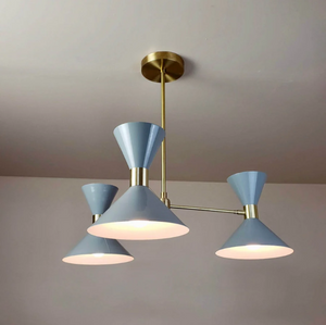 Monarch 3-Arm (Natural Brass, Dove)