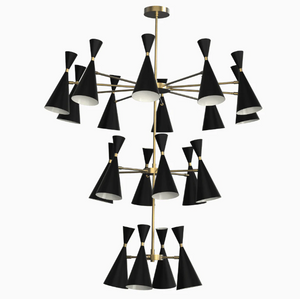 Monolith 3-Tier (Natural Brass, Black)