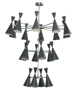 Monolith 3-Tier (Polished Nickel, Slate)