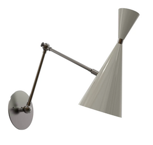 Monolith Articulating Wall Lamp (Oil Rubbed Bronze, Pearl)