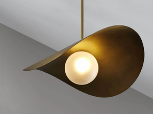 Montera Pendant Natural Brass