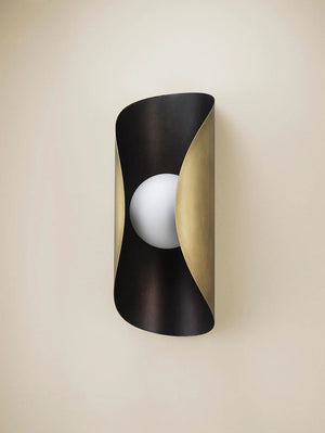 Perla (Natural Brass exterior, Dark Bronze enamel interior)