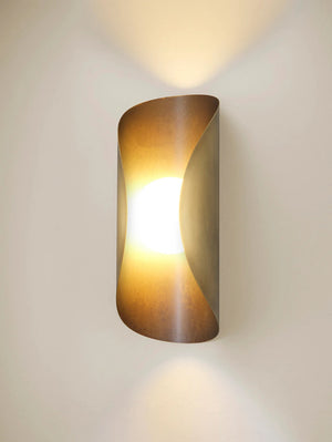 Perla (Natural Brass exterior, Dark Bronze enamel interior)