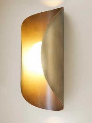 Perla (Natural Brass exterior, Dark Bronze enamel interior)