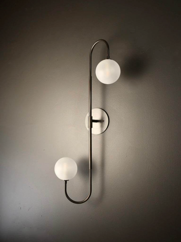 Piega Wall Lamp (Dark Bronze Enamel)