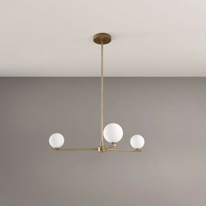 Segment 3 Chandelier (Natural Brass)
