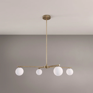 Segment 4 Chandelier (Natural Brass)