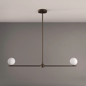 Segment Pendant (Dark Bronze Enamel)