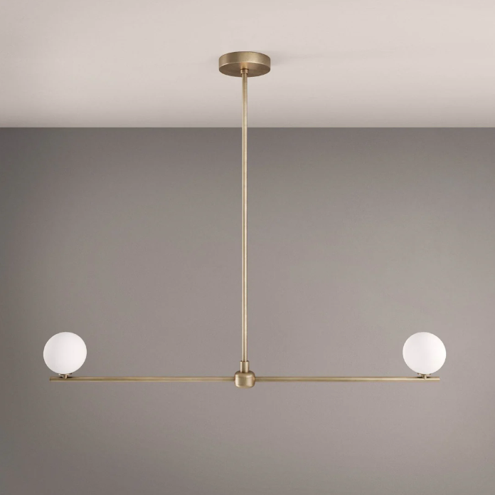 Segment Pendant (Natural Brass)