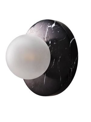 Lucie Flush Mount (Marquina Black Marble)