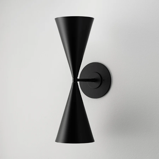 Tuxedo Wall Sconce (Black)