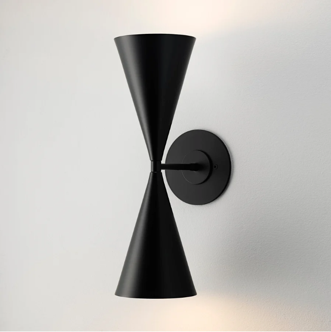 Tuxedo Wall Sconce (Black)