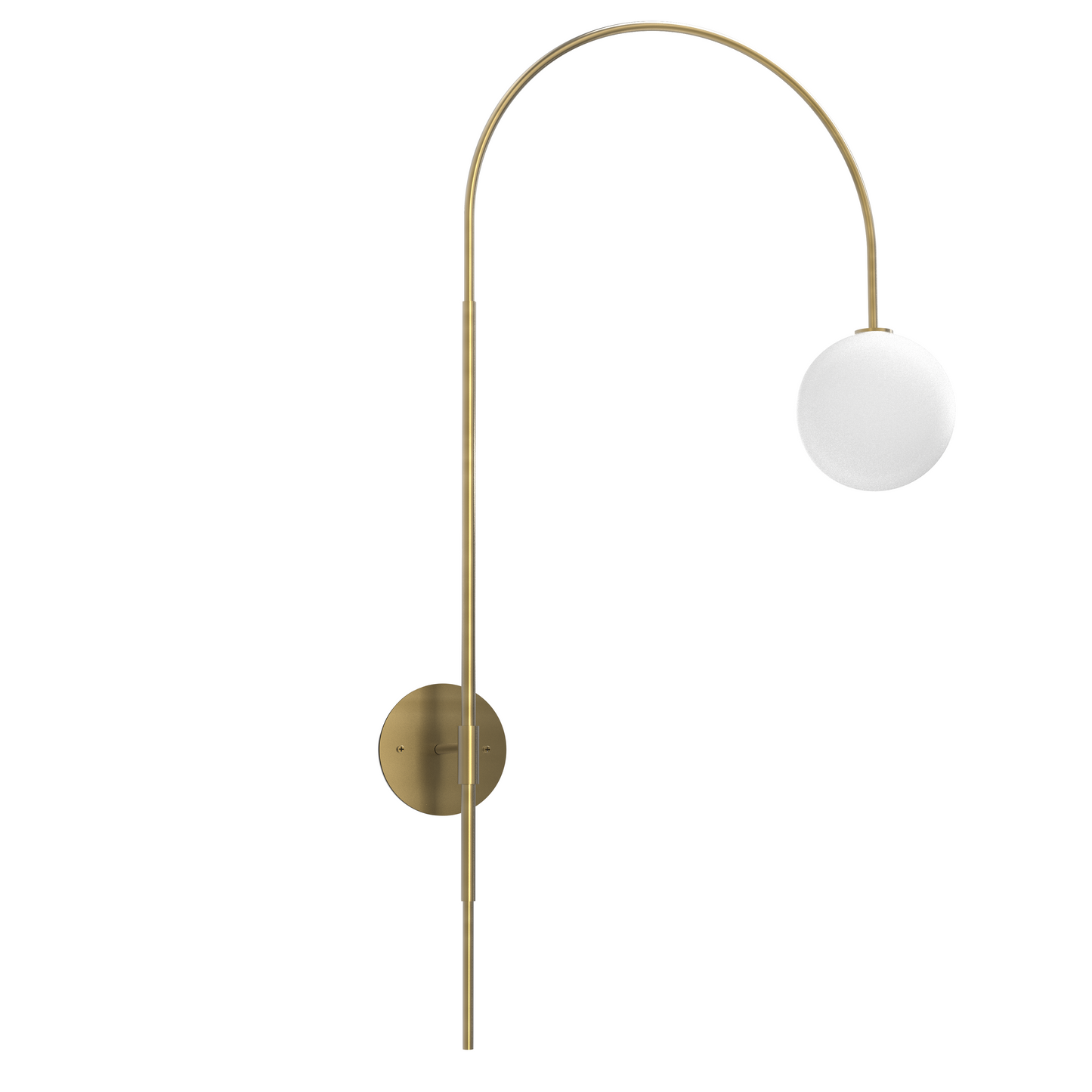 Arc Wall Lamp (natural brass)