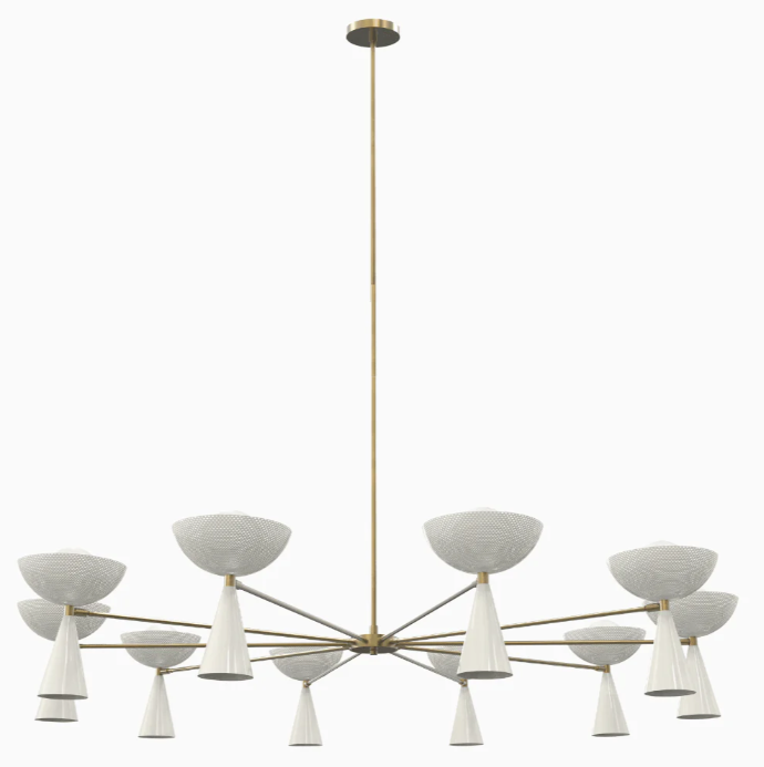 Grand Molto (Stark White, Natural Brass)
