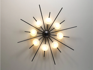 Lucienne Flush Mount (Black)
