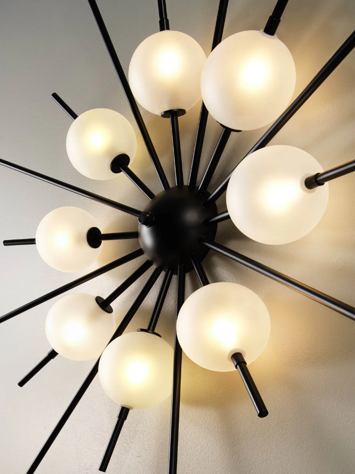 Lucienne Flush Mount (Black)