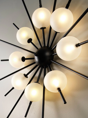 Lucienne Flush Mount (Black)