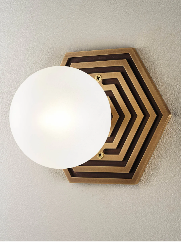 Mira Hex (Natural Brass)