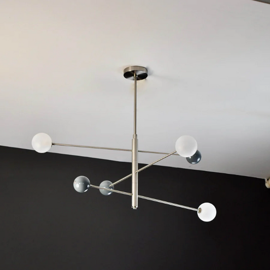 Orbital 3-Tier (Brushed Nickel, Dove) 